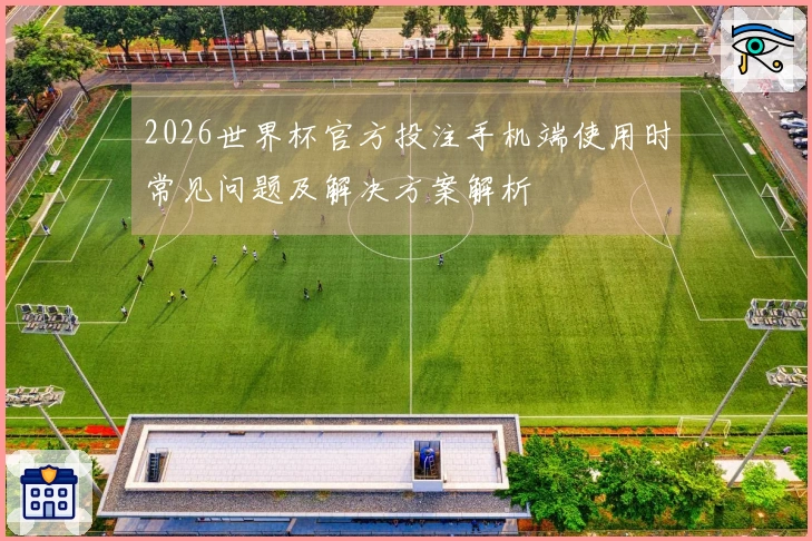 2026世界杯官方投注手机端使用时常见问题及解决方案解析